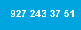 927 243 37 51 927 243 37 51
